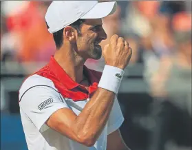  ?? FOTO: GETTY ?? Novak Djokovic, en semifinale­s de Queen’s tras vencer al francés Adrian Mannarino