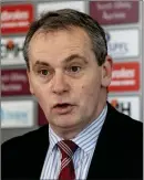  ??  ?? Accies chairman Allan Maitland