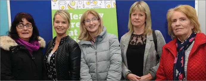  ??  ?? Sharon Wynne, Helena Mullen, Vanessa Clarke and Kathleen Branigan at the Talk on Anxiety and Panic By Dr Harry Barry at the Healthy Ireland Event at the Drogheda Library