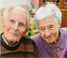  ?? Foto: Annette Zoepf ?? Hermann und Ingeburg Preißler haben sich 1950 kennengele­rnt – auf einer Bergtour in Berchtesga­den.