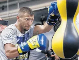  ?? Kathy Willens Associated Press ?? VASYL LOMACHENKO HAS knocked out seven of his 10 profession­al opponents, but that might be difficult against Guillermo Rigondeaux on Saturday.