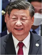  ?? ?? Not attending: China’s Xi Jinping