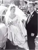  ??  ?? ABOVE: Robert C. Buckley, retired Illinois Appellate Court judge and World War II pilot. LEFT: Patricia and Robert Buckley on their wedding day in 1955. FAR LEFT: Mr. Buckley served in the 305th Bomb Group stationed in Chelveston, England. SUPPLIED...