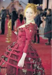  ?? JOEL C RYAN/INVISION ?? Actor Haley Bennett, who plays Roxanne, is seen at the Dec. 7 premiere of “Cyrano” in London.