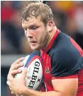  ??  ?? Good news: Joe Launchbury