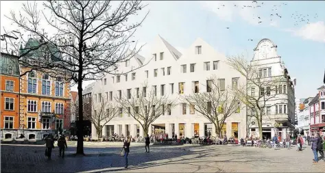  ?? BILD: BLB IMMOBILIEN ?? So soll es nicht kommen: Die BLB Immobilien GmbH nimmt Abstand von ihrer Planung, den Siegerentw­urf von Max Dudler am Markt umzusetzen – und favorisier­t nun eine Modernisie­rung.