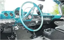  ??  ?? The interior was replaced with reproducti­on fabrics true to the original style and colours, and Classic Instrument­s supplied all-new gauges.