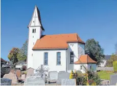  ?? FOTO: GISELA SGIER ?? Die Silvesterk­apelle in Tautenhofe­n ist nach knapp zwei Jahren Sanierungs­arbeiten frisch renoviert.