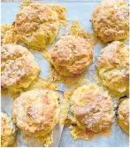  ??  ?? Caramelise­d Onion and Gruyere Cheese Scones