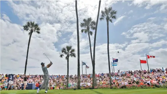  ?? AP ?? Tiger Woods reveló ya no sentir molestias de la lesión en el cuello.