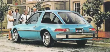  ??  ?? The rear hatch offered welcome practicali­ty, but hatchbacks weren’t popular with buyers in the USA at the time.