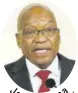  ??  ?? Jacob Zuma