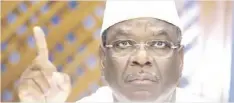  ??  ?? President Ibrahim Boubacar Keita