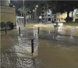  ?? MÒNICA MIRA ?? Imagen de las inundacion­es que sufrió la zona en noviembre del 2020.