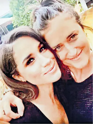  ??  ?? Meghan Markle with Violet von Westenholz, the Ralph Lauren public relations director and friend of the Royal family credited with arranging the blind date for the Suits actress and Prince Harry, which put the couple on the path to their engagement 16...