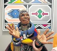  ??  ?? Esther Mahlangu