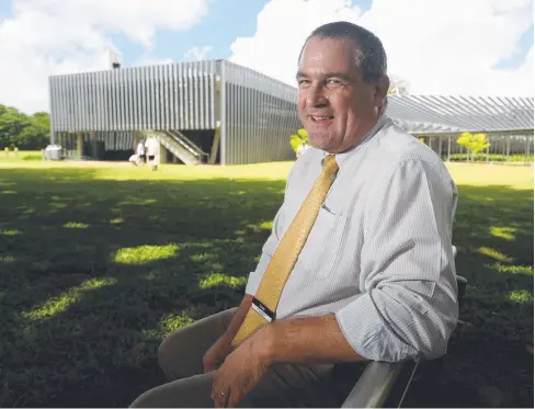  ?? Picture: STEWART McLEAN ?? CHANGING OF THE GUARD: Trinity Anglican School’s new principal Paul Sjogren.