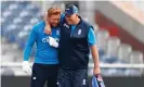  ?? Jason Cairnduff/Action Images/Reu- ?? Jonny Bairstow (left) is the only other recognised wicketkeep­er in Chris Silverwood’s squad alongside Jos Buttler. Photograph: