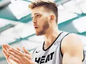  ?? MIAMI HEAT COURTESY ?? Meyers Leonard still is ailing for the Heat.