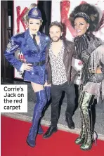  ??  ?? Corrie’s Jack on the red carpet