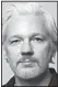  ??  ?? Assange