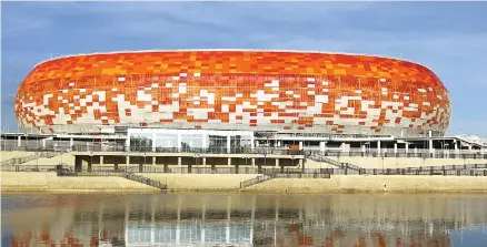  ?? — AP ?? The Mordovia Arena in Saransk is one of the stadiums that has been built for the World Cup in Russia.