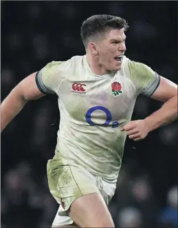  ?? PICTURE: EPA ?? LEADER: England’s Owen Farrell will captain his team against France today.