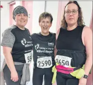  ?? ?? Jo Drea, Mary Hinchy and Michelle Carey ran the Ballyhoura half marathon last weekend.