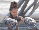  ??  ?? Teenage princess Shuri (Letitia Wright) is the smartest person in the world in “Black Panther.” MARVEL