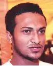  ?? Virendra Saklani/Gulf News ?? Shakib Al Hasan