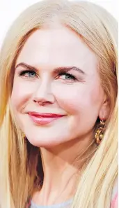  ?? RICH FURY/GETTY IMAGES ?? A couple of years ago, actress Nicole Kidman drew widespread attention for her “frozen” appearance, which can occur as a result of poorly executed cosmetic procedures.