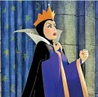  ?? ?? Snow White’s envy-ridden stepmother is one of the most famous evil stepmother­s.