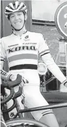  ?? TOMMY BULLOUGH ?? Profession­al cyclocross racer Helen Wyman is a nine-time British champion and two-time European champion.