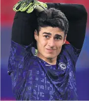  ??  ?? Back again: Kepa Arrizabala­ga will play for Chelsea this evening