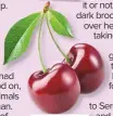  ??  ?? Cherry sign: Good powers