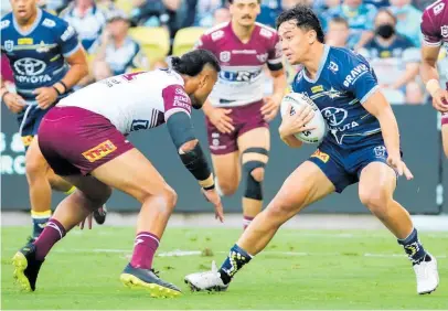  ?? Photo / Photosport ?? North Queensland half Daejarn Asi has joined the Warriors for the rest of the 2022 NRL season. The Christchur­chborn 21-year-old has made a total of 10 first-grade appearance­s for the Cowboys since his debut in 2020. “Daejarn has been in our sights for quite a while,” said Warriors general manager Craig Hodges. “When we discovered he was available we were keen to sign him as soon as possible. He’ll give us cover and depth in the halves while he can also play other positions.”