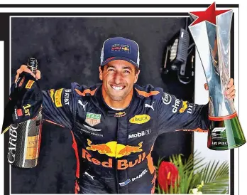  ?? GETTY IMAGES ?? Moving on: Ricciardo is quitting Red Bull after this season