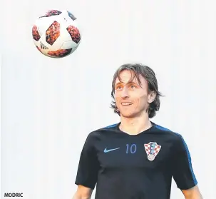  ??  ?? MODRIC