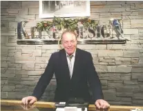  ??  ?? Tom Towns, an Edmonton Eskimos linebackin­g legend and winner of six Grey Cups, is winding down business at his Le Marchand Mansion store.