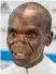  ??  ?? Eliud Kipchoge