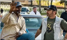  ?? SUBMITTED PHOTO ?? Writer and producer Todd Robinson, right, talks to actor Samuel L. Jackson on the set of “The Last Full Measure,” coming to theaters nationwide on Jan. 24.