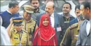  ?? VIPIN KUMAR/HT FILE ?? ▪ In a landmark ruling, the Supreme Court recently upheld the marriage of Hadiya, a 26yearold Kerala woman who converted to Islam and wed a Muslim man.