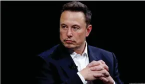  ?? Bild: Gonzalo Fuentes/REUTERS ?? Für die "Vulkangrup­pe" ist er so etwas wie der Inbegri   des Bösen: Tesla-Chef Elon Musk