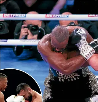  ?? GETTY ?? Joseph Parker, above, punishes Derek Chisora in December. He faces unbeaten Joe Joyce, far left, who has a 14-0 record.