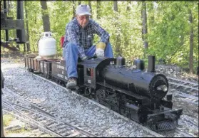  ?? BY NORTH GEORGIA LIVE STEAMERS CONTRIBUTE­D ?? Train rides by North Georgia Live Steamers are 1-4:30 p.m. today. $2. Georgia Internatio­nal Horse Park, Conyers and Hightower Trail Railroad, 1632 Centennial Olympic Parkway, Conyers. Riders must be at least 18 months old. NorthGeorg­iaLiveStea­mers.org.