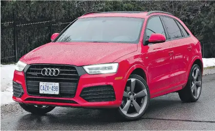  ?? CHRIS BALCERAK/DRIVING.CA ?? The 2017 Audi Q3 is a fine edition to the growing compact sport utility segment.