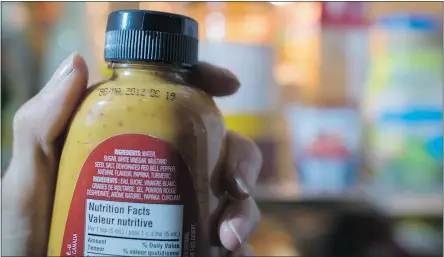  ??  ?? You don’t have to throw out something that’s past its best-before date, but you should throw out meats and dairy. The best test to determine safety is to sniff the food, experts say.