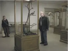  ?? Magnolia Pictures ?? Per Bergqvist (left) and Solveig Andersson appear in the Swedish film “A Pigeon Sat on a Branch Reflecting on Existence.”