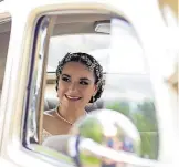  ?? ?? Carolina Paz
Rivera, la feliz novia.