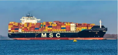  ?? ?? Obiettivi ambiziosi
Lo scorso anno il gruppo Msc ha registrato utili per 30 miliardi di euro. E i piani di sviluppo sono numerosi